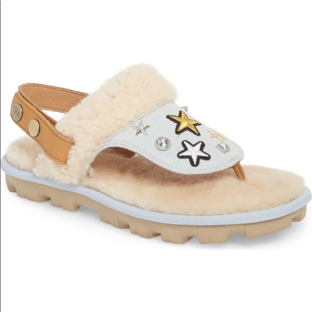 Ugg patch it sandals thread lite soles size 9 nwt